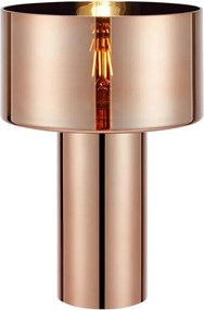 Markslöjd 109146 - Lampă de masă CORIN 1xE27/60W/230V aur roz