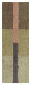Covor tip traversă țesut manual din lână 80x230 cm Chroma Dusty Pink – Lorena Canals