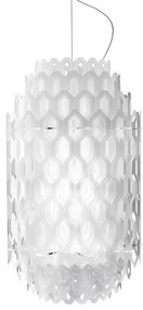 Lustra design Art Deco realizata manual Chantal Medium White