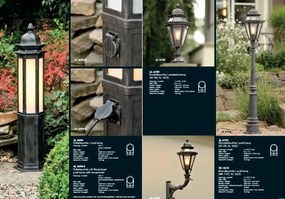 Aplica 1/2 iluminat exterior din fier forjat, WL 3552