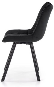 Scaun K332 velvet negru