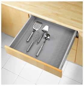 Suport antiderapant pentru sertare Wenko Anti Slip Mat 500, 150 x 50 cm, gri