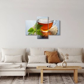 Tablou cu ceașca cu ceai (90x60 cm)