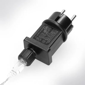 Brilagi - Instalație luminoasă LED de exterior pentru Crăciun, 150 LED, 5 m, IP44, alb rece, efect de artificii