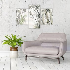 Tablou - Bambuși,desen (90x60 cm)