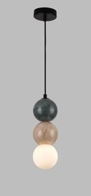 MAXLIGHT P0665 - Pendul pe cablu ALICE 1xG9/7W/230V Ø 10 cm negru