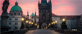 Tablou - Pe podul lui Carol,Praga (120x50 cm)