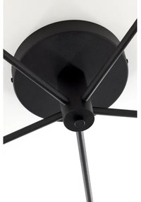 Jupiter 2048 - Plafonieră aplicată PRATO, 5xG9/14W/230V, negru/gri fumuriu