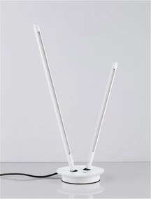 Lampa de masa LED design modern INTEC, alb
