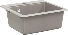 vidaXL Chiuvetă Gri 470 x 440 mm Granit