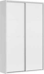 Dulap FLEX, alb, PAL, cu 2 usi, 150x45x240 cm