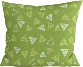 Husa pentru perna din microfibra TREVA 45x45 cm, verde