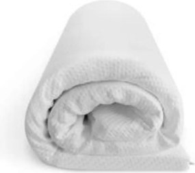 Topper 200x80x3 cm cu Lana, Spuma Memory cu particule Arctic Gel si Husa Jacquard pentru pat - ASC6427968008413