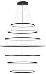 Lustra LED CCT, Design Circular, 150cm, Negru, Maelo NVL-9130644