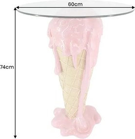 Masa bistro stil pop art modern ICE CREAM 75cm