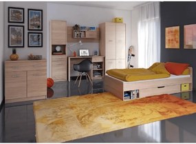 Masă PC 1S, stejar sonoma, TEYO