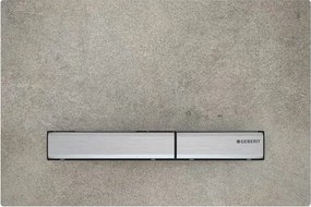 Clapeta de actionare Geberit Sigma50 aspect de beton/ clape crom