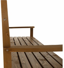 Bancă de grădină, maro, 150cm, AMULA
