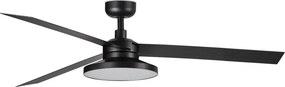 Lustra LED cu Ventilator tavan si telecomanda CRUISER TAK L negru 2700K