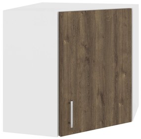 Corp Superior Colt Karo, Stejar Bronz/Alb, 60 x 60 x 60 cm