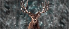 Tablou - Cerbul majestic (120x50 cm)