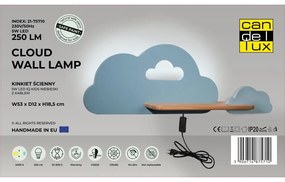 Corp de iluminat pentru copii albastru Cloud – Candellux Lighting