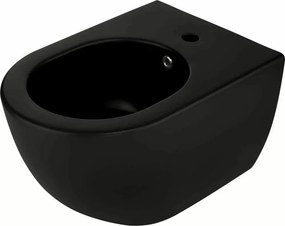 Bideu suspendat Deante Peonia negru 36x51cm