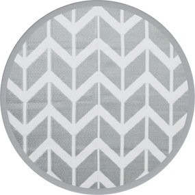 vidaXL Covor de exterior, ARAKIL gri, Ø160 cm, PP