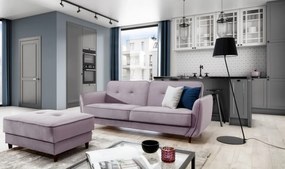 Canapea tapitata, extensibila, cu spatiu pentru depozitare, 220x83x90 cm, Bellis 01, Eltap (Culoare: Cafeniu / Loco 4)
