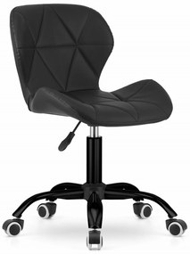 OFERTA Scaun de birou negru NOTO din piele ecologica Calitatea a II-a