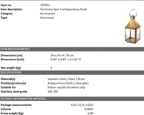 Felinar, Suport lumanare design LUX Spur S 107052 HZ