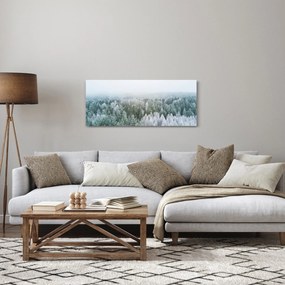 Tablou - Crestele munțillor înzăpezite (120x50 cm)
