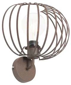 Lampa de perete de design maro ruginiu 30 cm - Johanna