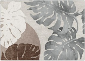 Tablou - Design cu frunze (70x50 cm)