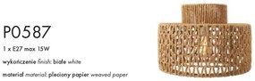 Lustra/Pendul stil decorativ natural Raffle