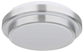 Plafoniera LED cu iluminat pentru baie cu senzor de miscare design modern Gregory IP44 argintiu