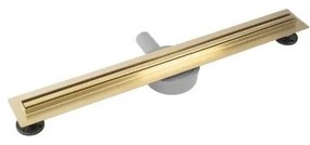 REA-G2714 - Canal de scurgere NEOX SLIM 70 cm, oțel inoxidabil – finisaj auriu periat