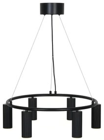 Nordlux - Lustră cu cablu VICO, 6 x GU10, 5W, 230V, negru