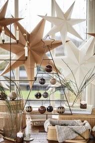 IB Laursen Vaza de sticla cu decor din alama INLAID
