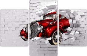 Tablou - Mașină roșie (90x60 cm)