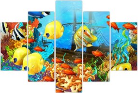 Tablou - Recif de corali colorat (150x105 cm)