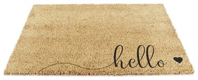 Covoraș de intrare din fibre de nucă de cocos 40x60 cm Hello Scribble – Artsy Doormats