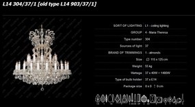Candelabru Maria Theresa cristal Bohemia L14 304/37/1