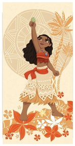 Disney Vaiana Gaia Stone prosoape de baie, prosop de plajă 70x140cm (Uscare Rapidă)
