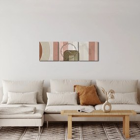 Tablou - Ilustrație minimalistă (cu ceas) (90x30 cm)