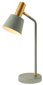 Veioza, lampa de masa design modern Bing gri, auriu