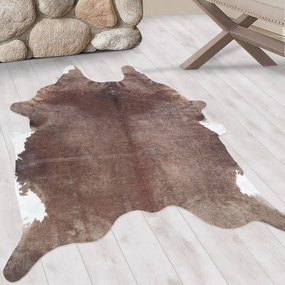 Blană maro sintetică 100x135 cm Etosha – Ayyildiz Carpets