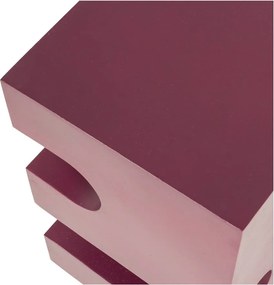 Măsuță auxiliară din metal 30x30 cm Jessa – WOOOD