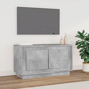 819856 vidaXL Comodă TV, gri beton, 80x35x45 cm, lemn prelucrat