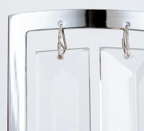 Aplica cromata design LUX cu cristal K9 Gstaad